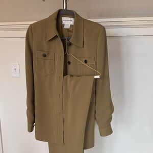 Jones New York Olive Green Pantsuit